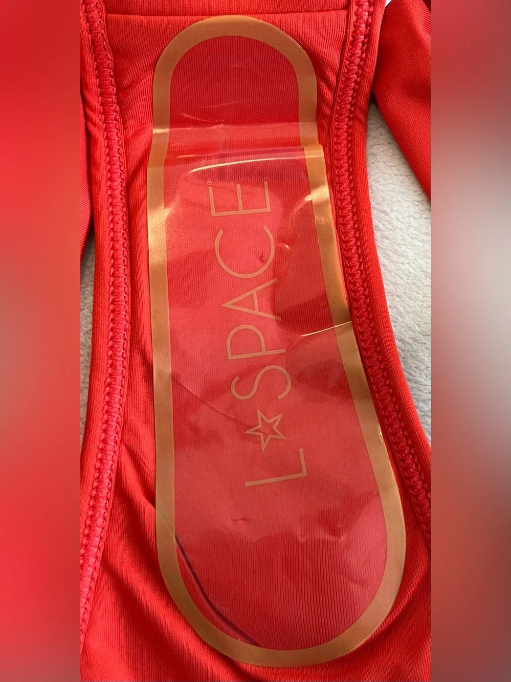 L*Space Bikini Set Hazel Top & Lola Bitsy Bottom XS Pimento Red Resortwear Swim
